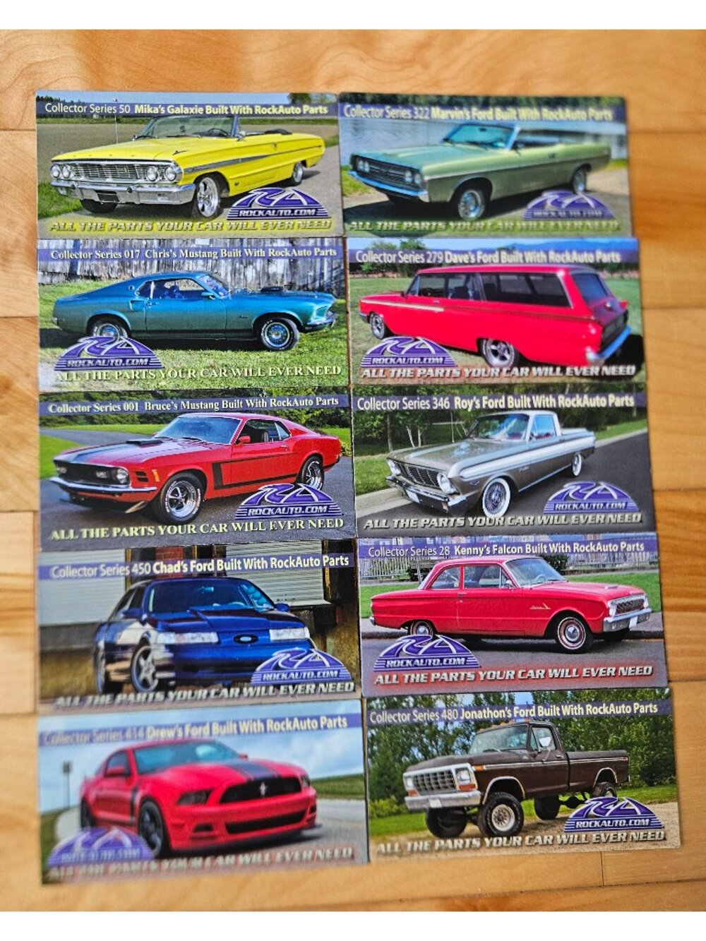 10 pc ROCKAUTO MAGNET LOT
